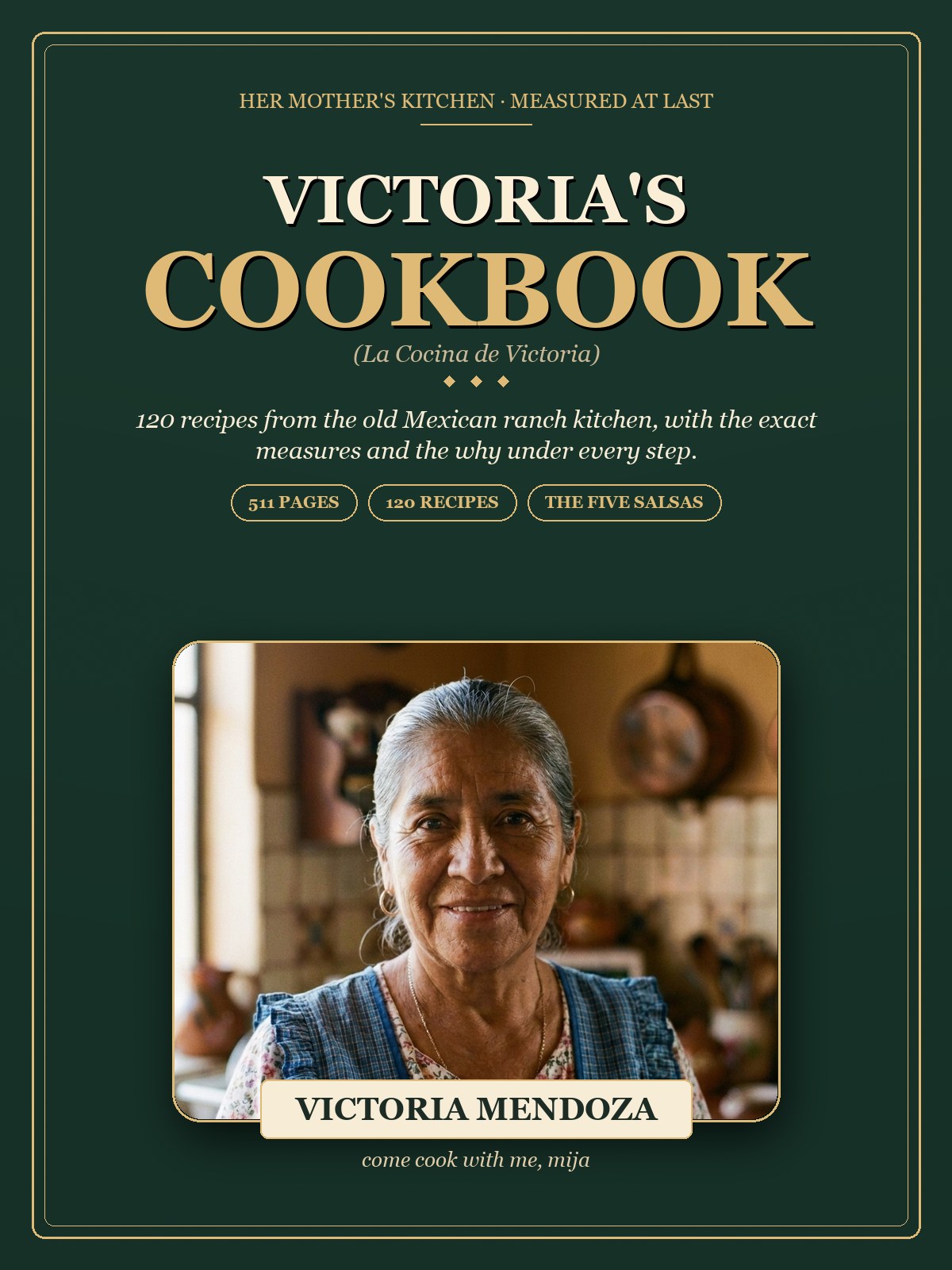 Victoria's Cookbook cover